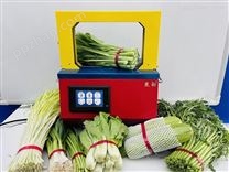 昆劲蔬菜打包机捆扎机无胶快速捆扎2秒一把