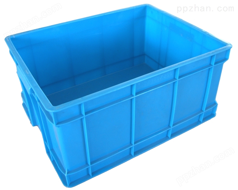 *470塑料箱周转箱 蓝色储物箱 蓝色包装箱