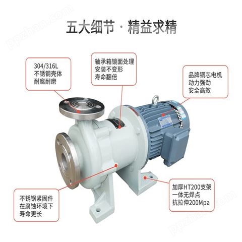 安徽江南泵阀 JMP80-65-125甲醇化工泵_化工水泵厂